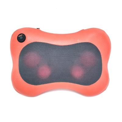 China Infrared Electric Massage Pillow Back Full Body Heating Body Rolling Kneading Shiatsu Neck Massager Passionate Pillow for sale