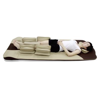 China Foldable Multifunctional Body Air Pressure Shiatsu Massage Mattress for sale