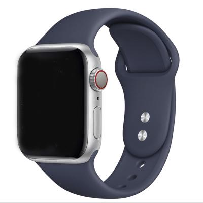 China Fanshion Silicon Silicone Apple Watch 44mm Apple Watch Elastic Watch Band Strap Watch Elastic Rubber Silicone for sale