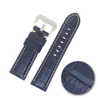 China 28mm High-Quantity Rawhide Leather Oily Layer Vintage Watch Bands Genuine Leather Watch Band for sale