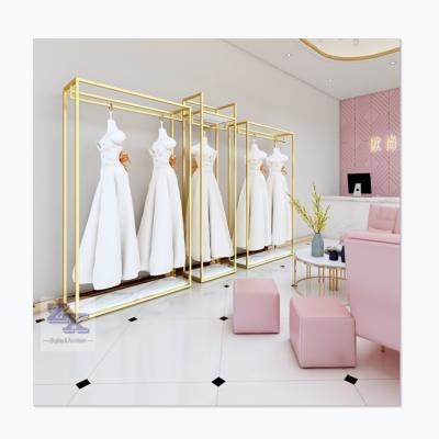 China Plated Display Rack For Wedding Dress for sale