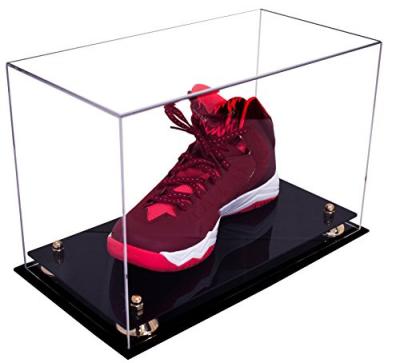 China Modern High End Clear Acrylic Display Stand Shoe Showcase Supplier for sale