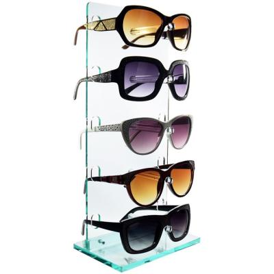 China Hot Selling Acrylic Storage Box Worktop Sunglasses Desktop Display Stand Eyewear Display Rack For Display Fixtures for sale