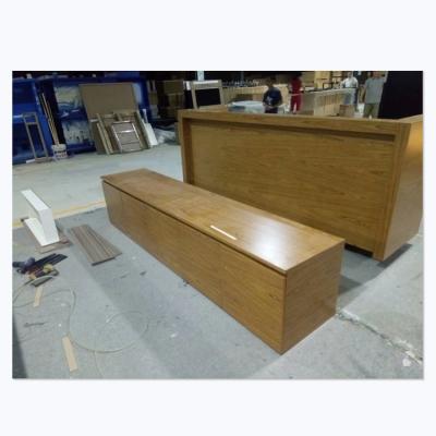 China Customzied high quality wood clad MDF cash register for men's clothing store, clothing store cash register for sale