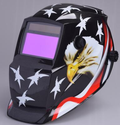 China American Yes CE and ANSI Protection Auto Darkening Welding Eagle Helmet / KM-1900 Standard Mask for sale