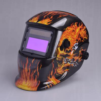 China pp & Hot Selling Nylon Welder Funny Shield Darkening Helmet Welding Automobile With Sexy Decal KM-1600 for sale