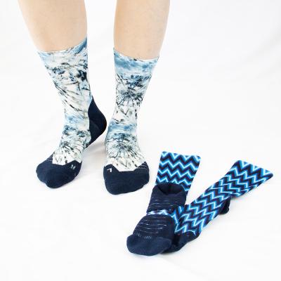 China Wholesales custom logo design blank sock men fashion 3d breathable printing digital sublimation socks for sale