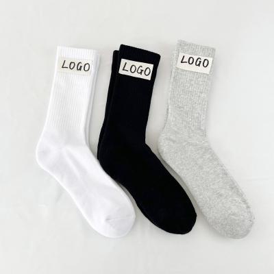 China Breathable thick socks for moisture-wicking winter sports for men sports socks designer brands logo for sale