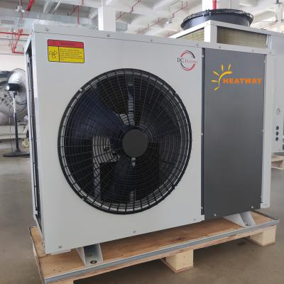 China Hotel OEM 2022 packaged air to water inverter heat pump heatpump water heater heater for central residential heating system for sale