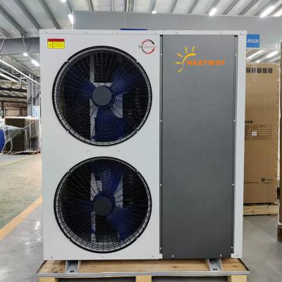 China Hotel Danfoss Compressor Inverter Heat Pump Air to Water Indoor Central Radiant Heating or Cooling Heat Pump for sale