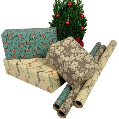 China Wholesale High Quality Bond Paper Christmas Gift Wrapping Paper for sale