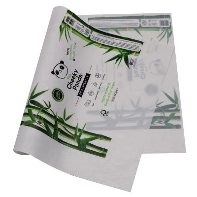 Cina Personalized Design Custom Logo Printed Wrapping Tissue Paper For Packaging White in vendita