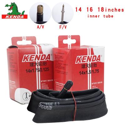 China Mountain Bikes Kenda 14 Inner Tube 16 inches18 * Mountain Bike Recycle Tube 1.25 1.5 1.75 2.125 Tires Butyl Rubber for sale