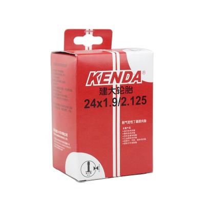 China High Quality Kenda Butyl Rubber Mountain Bikes Bicycle Inner Tube 22inches 24*1-3/8 1.25 1.5 1.75 1.9 2.125 S/VF/ Mountain Bike Recycle Tube V for sale