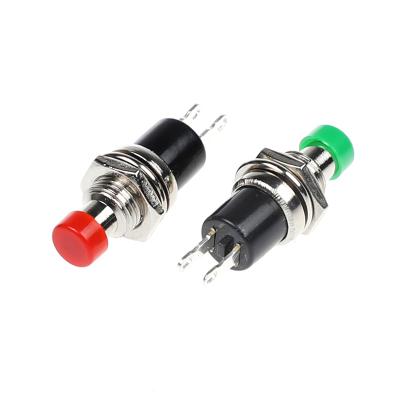 China Round Pbs-110 Small 7mm PBS-110 Switch Button Red Green Green Momentary Push Button Switch for sale