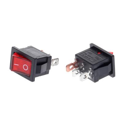 China Three Position Rocker Switch 6a 250v T85 On--on Small Fan Switches 3pins On/Off High 15X21MM for sale