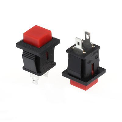 China PBS1-13 2 Pins 1.5a 250v PBS1-13 Momentary Square Push Button Switch for sale