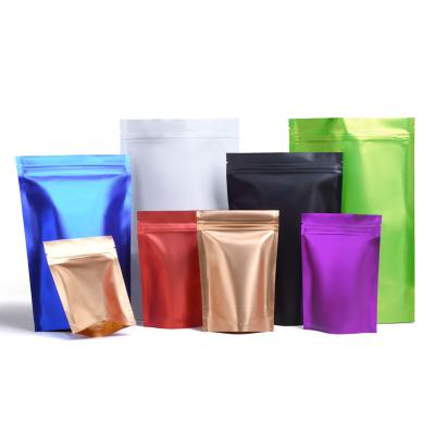 China Ziplock Color Aluminum Foil Bag Bag Ziplock Frosted Matte Aluminum-Plated Bone Bag Medicine Powder Packaging for sale