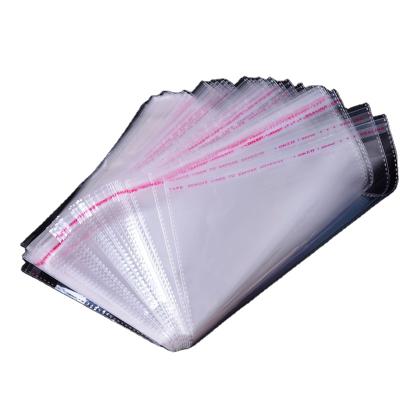 China 100pcs*bag ANTI-STATIC Customized Transparent Self-adhesive Self-adhesive OPP Packaging Bag Self-adhesive Underwear OPP Clothing Zip Lock Bag Customized for sale