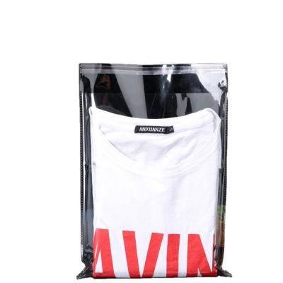 China 100pcs*bag ANTI-STATIC Customized OPP Transparent Self Adhesive Clothing Underwear Packaging Bag Universal Packing Plastic Bag for sale