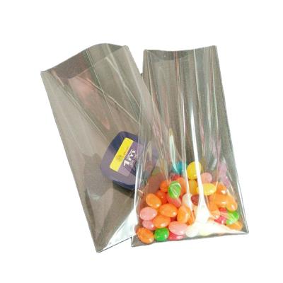 China Safety 100 Pcs / Transparent Gift Opp Candy Bag Chocolate Cookie Open Bag Packaging Plastic Bag for sale