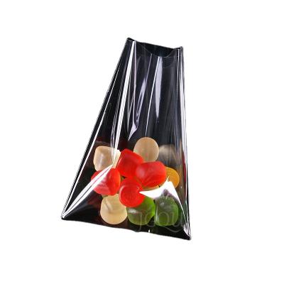 China Safety 100 Pcs / Bag Heat Sealed Plastic Type Food Storage Dried Fruit Jelly Lollipop Flat Bag Packaging Bags for sale