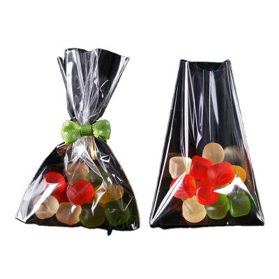 China Safety 100 Pcs / Plastic Type Food Storage Dried Fruit Jelly Lollipop Hot Seal Flat Bag Packaging Bags for sale