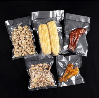 China Food Grade Plastic Packaging Sustainable Seal Storage Embossed Vacuum Bag for sale