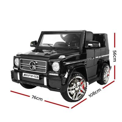 China ANPABO Diecast Toy Licensed Mercedes-Benz G63 Car For Kids, 12V Ride On Car w/ Parent Remote Control for sale