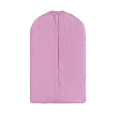 China Dust-prevent & Foldable Customized Pink Dress Clothing Suit Coat Garment Bag for sale