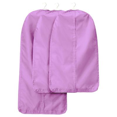 China Dust-prevent & Foldable Customized Pink Dress Clothing Suit Coat Garment Bag for sale