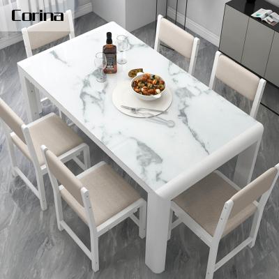 China (Size)Adjustable modern white acrylic solid furniture table dining home use table base for sale