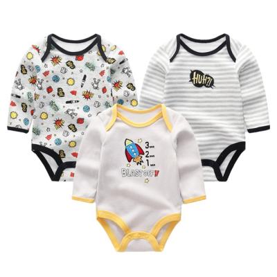 China Loungewear 3pcs Baby Jumpsuits Newborn Clothes Sets 2021 Winter Cotton Suits Boys Custume Roupa de bebe Clothing Girls for sale