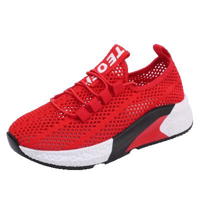 China Fashion Trend Kids Running Shoes Children Sneakers Shape New Breathable Mesh Basketball Shoes Sports Shoes for sale