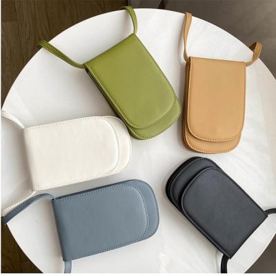 China Factory Sale Colorful Cell Phone Women Eco-friendly And Fashion Mobile Cross - Body Shoulder Bag Small Size Key Chain Bags Summer Daily Use w1087 for sale