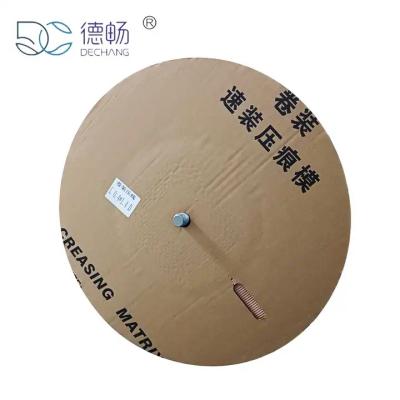 Chine Transparent fiber creasing matrix creasing matrix pvc roll die cutting creasing matrix à vendre