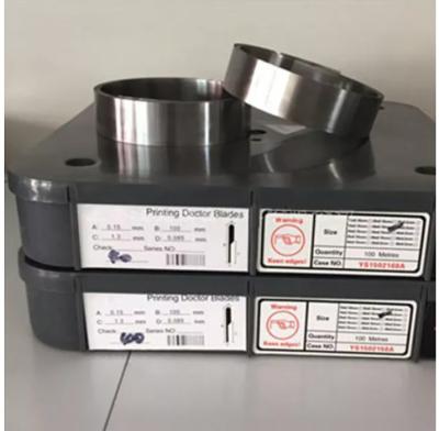 China Stainless Steel Doctor Blades For Flexo Printing 0.152mn Thckness Te koop