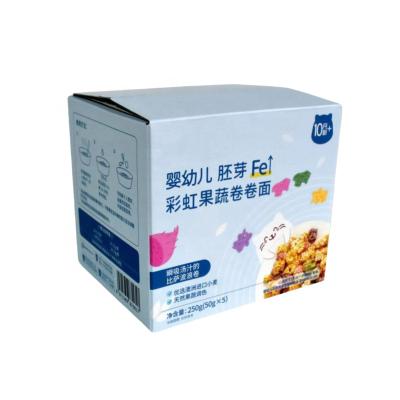 China Food Grade Recyclable Custom Printed Biodegradable Material Large Printed Corrugated Cardboard Box for sale