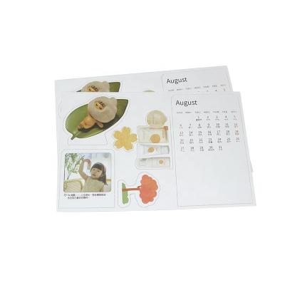 China Factory Hot Sales 2023 Packing Dots Personalize Custom Printing Gift Calendar Cards For Product Promotion for sale