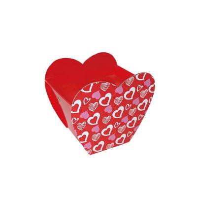 China Luxury Heart Shaped Jewelry Packaging Wedding Valentine's Day Recyclable Round Gift Paper Boxes for sale