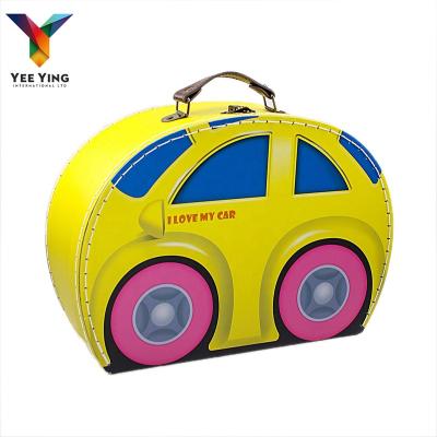 China Wholesale Creative Recycled Cardboard Suitcase Materials Christmas Kids Suitcase for sale