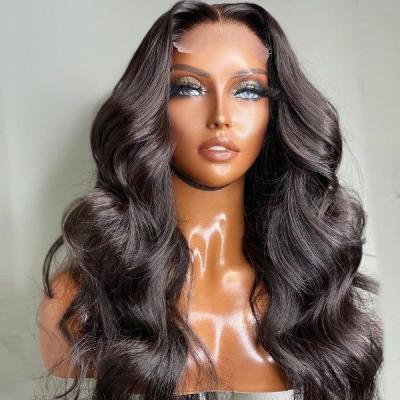 China Direct Selling 100% Wholesale Price Body Wave Raw Unprocessed Virgin Hair Wig Body Wave 4*4 Lace Closure Wig for sale