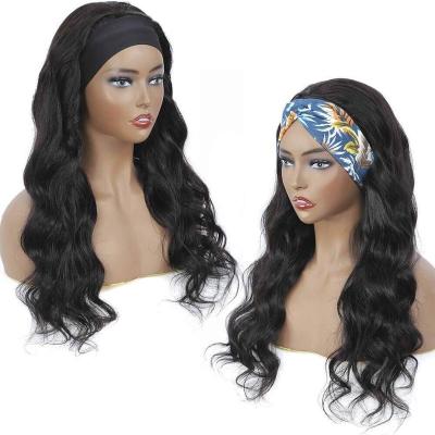 China Wholesale Virgin Remy Hair Quick Installation Body Wave Hairstyle No Glue Body Wave Headband Wig For Color Women Hair for sale