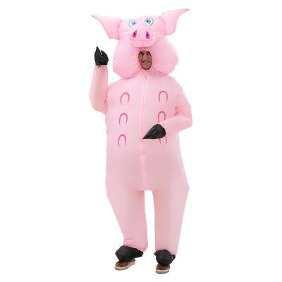 China Cute Pink Pig Standard Adult The Original Inflatable Dinosaur Costume 10001 for sale