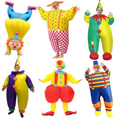 China New-Outdoor Inflatable School Toy Show Activity Costume 10001 Halloween Celebration Handstand Clown Inflatable Suit Fun for sale