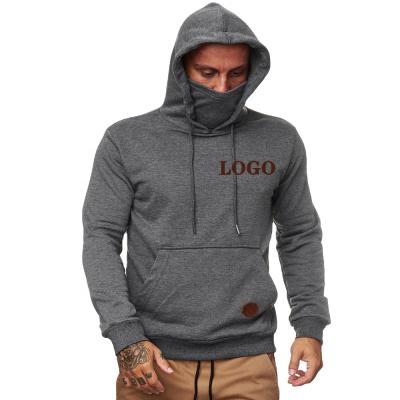 China Custom Anti-Wrinkle Hoodie Sellers Design Plain Cropped Oversized Thick Men's Pullover Heavy Fleece Hoodie With Face Cover for sale