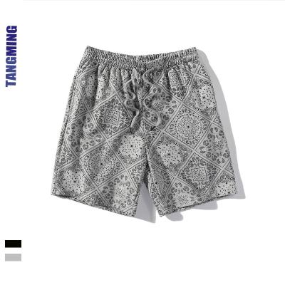 China Sustainable Newcomer 2022 Summer Shorts Trend Pattern Totem Printed Mens Shorts Wholesale for sale