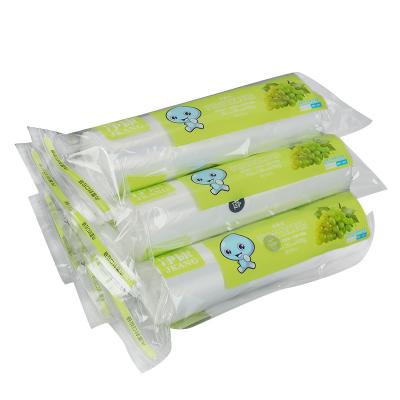 China Disposable Wholesale In Stock Preservation Bag Thick Food Storage Roll Bags Plastic Bread Food Roll Plastic Bags for sale