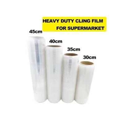 China Moisture Proof China Manufacturer Stretch Wrapping Film Plastique Wrap Pvc Cling Film For Food for sale