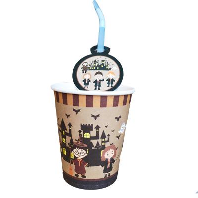 China Bio-degradable High Quality Biodegradable Double Wall Paper Water Cup with Custom Logo For Party for sale